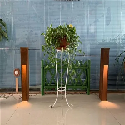 Corten Solar Led Bollard Lights